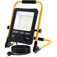 Naizy - led Baustrahler Arbeitsleuchte 100W 8500LM led Fluter Floodlight mit 3M Kabel und Wasserdicht IP66 für Innen-und Außenbereich - 100W Warmweiß Naizy - led Baustrahler Arbeitsleuchte 100W 8500LM led Fluter Floodlight mit 3M Kabel und Wasserdicht IP66 für Innen-und Außenbereich - 100W Warmweiß von NAIZY