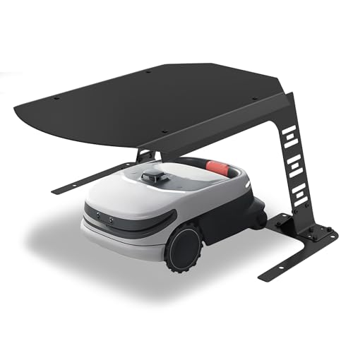 NAIZY Mähroboter Garten Garage Dach Metall Carport Schutzhülle Rasenroboter Rasenmäher Schutz vor Regen, Hagel und UV-Strahlen 77 x 94 x 36 cm von NAIZY
