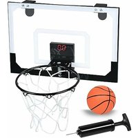 Naizy - Mini Basketballkorb Indoor Basketball Korb fürs Zimmer mit Ball Basketball-Board mit elektronische Anzeigetafel und Sound Wandmontage Kinder von NAIZY