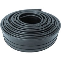 Rasenkante 12m Kunststoff Rasenkanten Flexible Beeteinfassungen pe Rolle Beetumrandungen Lawn Edging 10cm Breit Beeteinfassung UV-Schutz Anthrazit von NAIZY