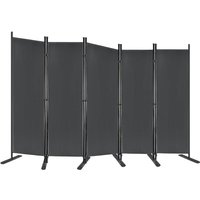 Raumteiler 280 x 180cm Paravent Outdoor Raumteiler Trennwand Sichtschutzwand mit Kabelbinder und Nägel Stellwand Sichtschutz Balkon Außen, Anthrazit Raumteiler 280 x 180cm Paravent Outdoor Raumteiler Trennwand Sichtschutzwand mit Kabelbinder und Nägel Stellwand Sichtschutz Balkon Außen, Anthrazit von NAIZY