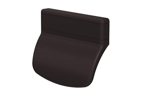NAJDER Braun Balkontürgriff Kunstoff Balkontürschnapper Balkon Terrassentürgriff Balkongriff PVC (Braun ral. 8019) von NAJDER