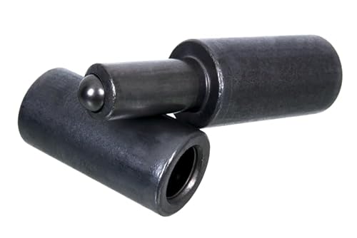 NAJDER Gedrehtes Kugelscharnier für Türen und Flügeltore Ø30 x 100 mm, Türband mit Kugellager, Anschweißscharnier mit Kugel, Torscharnier Torband, Türscharnier, Anschweißband (10 Stück) von NAJDER
