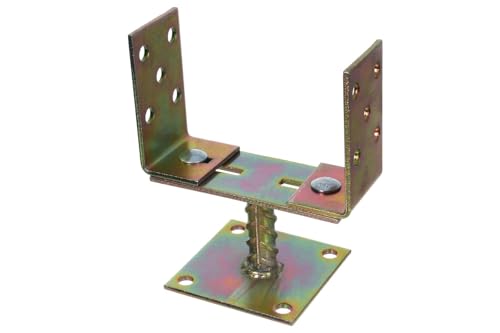NAJDER Pfostenträger U-Form mit Schraubplatte Verstellbarer Sockel 0-160 mm Dicker Stahl 4 mm, verzinkt NAJDER Pfostenträger U-Form mit Schraubplatte Verstellbarer Sockel 0-160 mm Dicker Stahl 4 mm, verzinkt von NAJDER