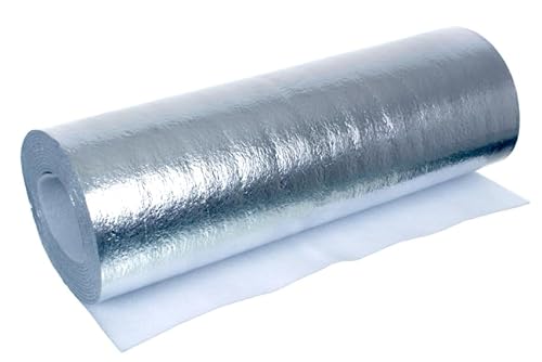 Najder Die aus geschäumtem mit Aluminiumfolie kaschierte Heizkörpermatte 3mm x 0,5m x 5m - (Stück) von NAJDER