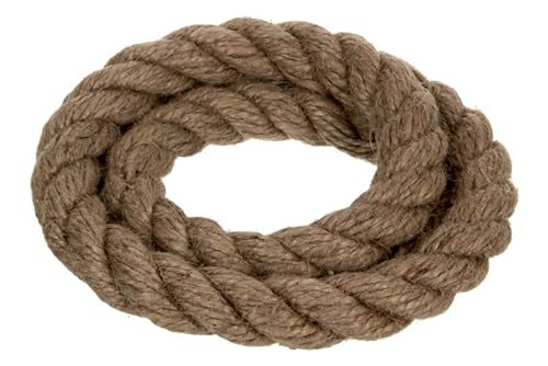 Najder - Juteseil - Naturfasern - gedreht Tauwerk - Hanf Jute Tau Seil - Seil für Barrieren und Geländer - Durchmesser 46 mm, 10 Meter von NAJDER