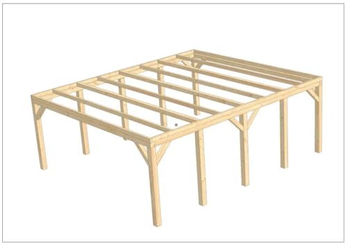 Erlebe die Vorteile eines 6x7m Carports mit Flachdach, das sowohl stilvoll als auch funktional ist. Perfekt für Deine Bedürfnisse! Erlebe die Vorteile eines 6x7m Carports mit Flachdach, das sowohl stilvoll als auch funktional ist. Perfekt für Deine Bedürfnisse! von NAKA