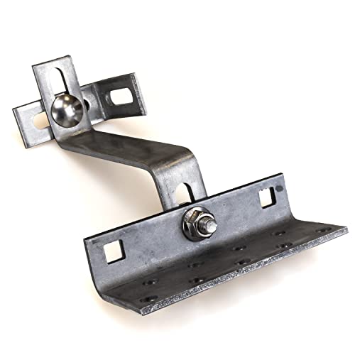 NAKA 10 x Photovoltaik Dachhaken Verstellbar Dachhaken für Aufachmontage Solar PV | Solarmodul Halterung aus Edelstahl | Zur Montage von Solarpanelen | Photovoltaik Seitenmontage Zubehör 13 cm von NAKA