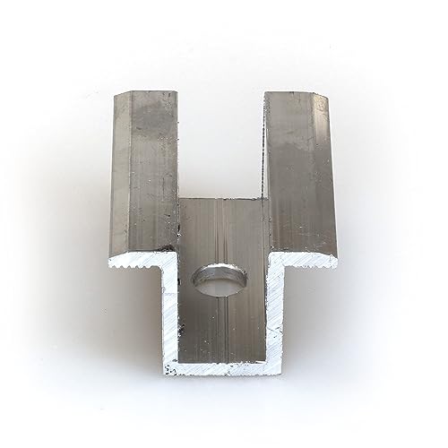 NAKA 100x Alu-Mittelklemme PV Solarpanelen Aluminium Silber Photovoltaik-Klemme für Montageschiene Modulhöhe 35mm Solarmodul Zubehör Montage von Aluminiumprofilen 50mm NAKA 100x Alu-Mittelklemme PV Solarpanelen Aluminium Silber Photovoltaik-Klemme für Montageschiene Modulhöhe 35mm Solarmodul Zubehör Montage von Aluminiumprofilen 50mm von NAKA