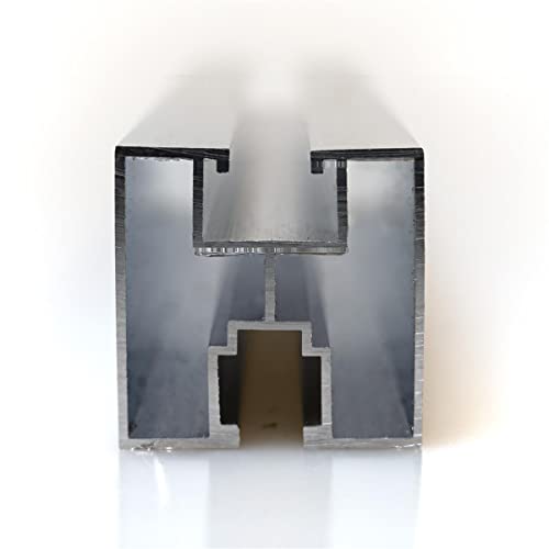 NAKA Aluprofil 40x40 PV Solarpanele Photovoltaik Montageschiene PV-Anlage Aluminiumprofil zur Montage von Solaranlagen Systemprofil Typ S Montageprofil 40 x 40 mm 1,2 m von NAKA