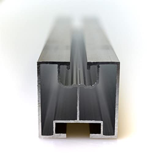 NAKA Aluprofil 40x40 PV Solarpanele Photovoltaik Montageschiene PV-Anlage Aluminiumprofil zur Montage von Solaranlagen Systemprofil Typ T Montageprofil 40 x 40 mm 1,15 m von NAKA