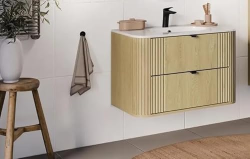 NAKA Badmöbel Set Mit Waschbecken Badezimmermöbel Waschtisch Soft Close 80 cm Montiert Ovalia Cremona NAKA Badmöbel Set Mit Waschbecken Badezimmermöbel Waschtisch Soft Close 80 cm Montiert Ovalia Cremona von NAKA
