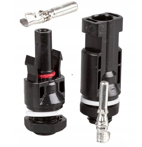 NAKA MC4 Stecker Solarstecker Steckverbinder Buchse 2 Paar für 4mm² - 6mm² Kabel 0% MwSt. von NAKA