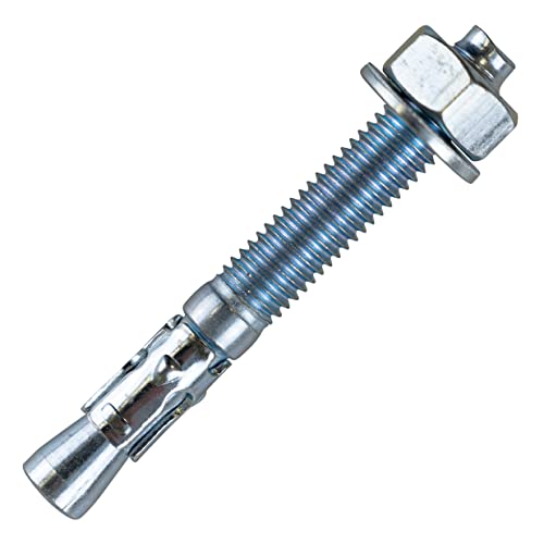 NAKA Schwerlastdübel Dübel M10 10 x 80 mm 25 Stück ‎Legierter Stahl Verzinkt Schwerlastanker Bolzenanker Schraubenset von NAKA