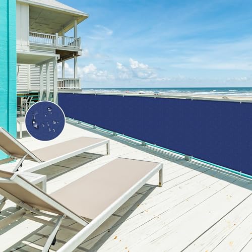 NAKAGSHI Sonnensegel Wasserdicht Rechteckig 1.8×4m Königsblau,Sonnensegel Sonnenschutz mit ösen Segeltuch,Wetterfest,Balkon Sichtschutz für Garten,Terrasse,Camping von NAKAGSHI