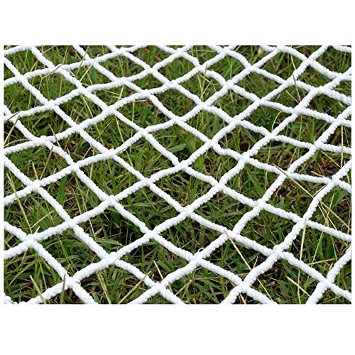 Weiß Sicherheitsnetz Kinder-Schutznetz, 5cm Ineinander Greifen-Netz for Kinder Haustiere Spielzeug Schutz, Anti-fällt Balkon Treppe Geländer Net, Außen Patios Zaun-Netz (Size : 1x3m(3x10ft)) von NAKAN