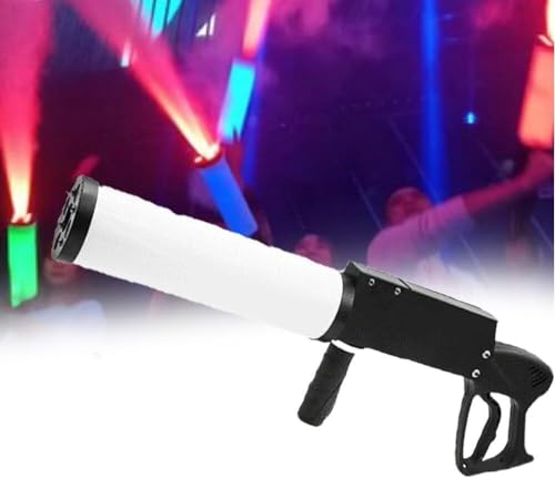 NAKEAH LED CO2 Pistole, RGB CO2 Jet Machine, Handheld Atmosphere Gun Stage Club Bar DJ Effects Fogger Smoke Gun von NAKEAH