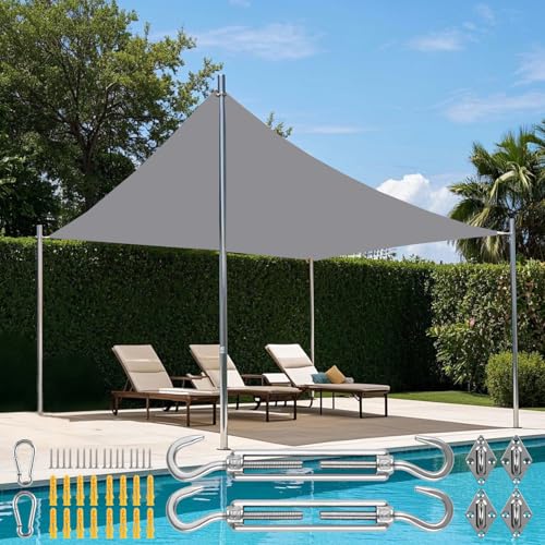 NAKIHOUSE Sonnensegel Wasserdicht mit Befestigungs Kit, 3 x 4 m UV Schutz Sonnenschutz Segel für Garten, Balkon & Terrasse NAKIHOUSE Sonnensegel Wasserdicht mit Befestigungs Kit, 3 x 4 m UV Schutz Sonnenschutz Segel für Garten, Balkon & Terrasse von NAKIHOUSE