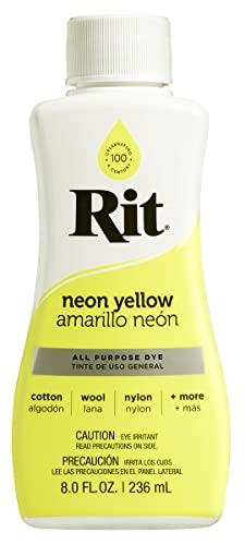 Rit Allzweck-Flüssigfarbe, Neongelb, 236 ml Rit Allzweck-Flüssigfarbe, Neongelb, 236 ml von NAKOMA PRODUCTS