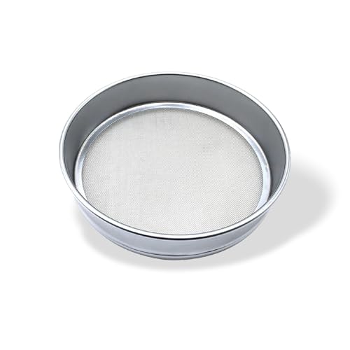 Laborsiebe Edelstahl,Analysen Sieb,TYLAOXIAO Testsieb,Gartensieb,Silber Rund Durchmesser 20 cm von NAKUL