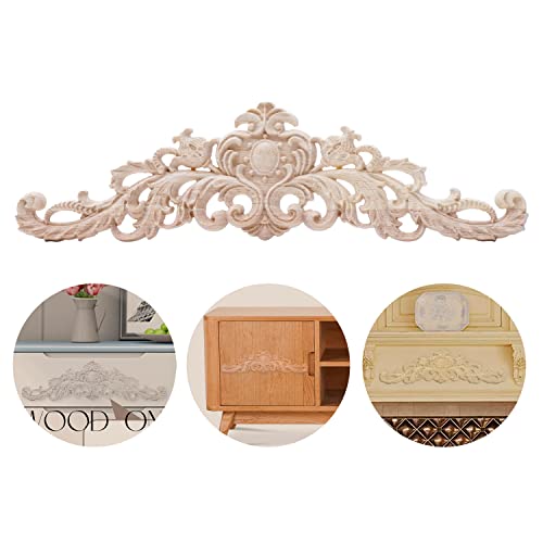 2 Stücke Holz Geschnitzt Ornament Unlackierte Holzapplikationen Holz Skulptur Applique Onlay Holzschnitzerei Applikation für Möbel Dekoration Schrank Fenster Tür Bett Dekor (Stil 6) 2 Stücke Holz Geschnitzt Ornament Unlackierte Holzapplikationen Holz Skulptur Applique Onlay Holzschnitzerei Applikation für Möbel Dekoration Schrank Fenster Tür Bett Dekor (Stil 6) von NAKUPENDA