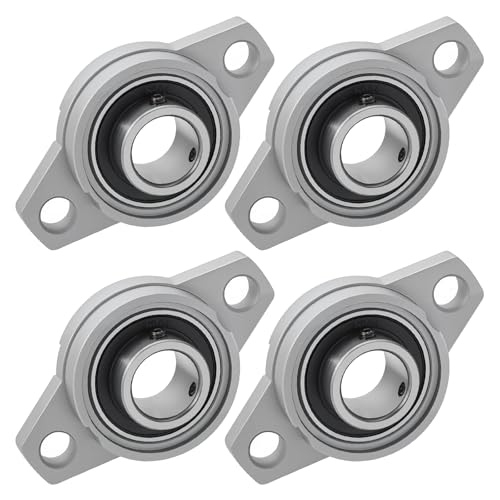 4 Stück Stehlager Gehäuselager Flanschlager Rhombische Flanschlager Selbstausrichtend Stehlager Kugellager Lagerblock Flanschlager Lagerblock (20mm Innendurchmesser) von NAKUPENDA