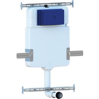 Unterputzspülkasten für wc Stand-WC mit Edelstahl-Bedienplatte und Doppeldrucktaste Komplett - Nala von NALA