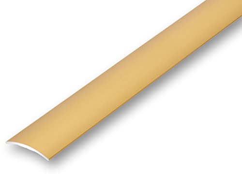 (10,46EUR/m) Übergangsprofil 30 x 1700 mm goldfarben selbstklebend gewölbt Nahtdeckprofil Dehnungsfugenprofil Abdeckleiste von NALine