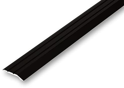 (12,17EUR/m) Ausgleichsprofil Abschlussprofil für geringe Höhenunterschiede 30 x 1180 mm schwarz selbstklebend von NALine