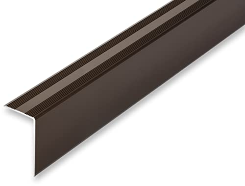 (19,41EUR/m) 30 x 52 x 1000 mm Treppenwinkel bronzefarben ungelocht Treppenkantenprofil Treppenkante von NALine