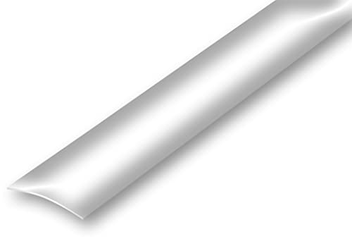 (7,44EUR/m) 30 x 1180 mm Edelstahl Übergangsprofil ungelocht glänzend poliert von NALine