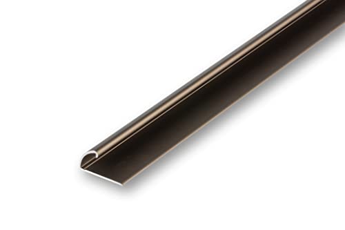(7,64EUR/m) Teppichklemmprofil bronzefarben 1180 mm zum Schrauben Kantenschutz Profil Abschlussprofil Randschutzprofil von NALine