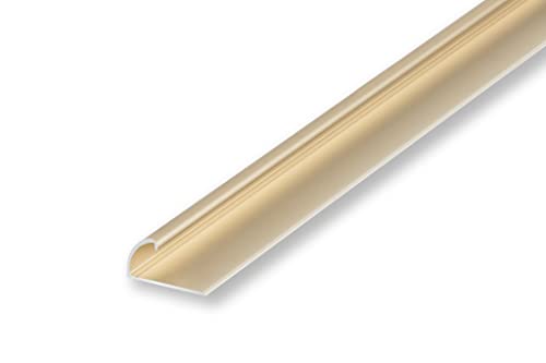 (8,34EUR/m) Teppichklemmprofil sandfarben 1000 mm selbstklebend Kantenschutz Profil Abschlussprofil Randschutzprofil von NALine
