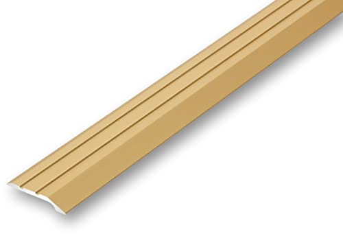 (8,53EUR/m) Ausgleichsprofil Abschlussprofil für geringe Höhenunterschiede 30 x 900 mm goldfarben selbstklebend von NALine