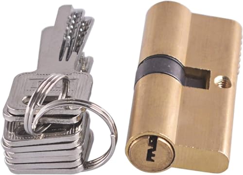 Zylinderschloss Türzylinder Zylinder AB Schlüssel Diebstahlsicherung 65 70 80 90 115 mm Zylinder Schwenkbarer Einstiegsschloss Messing Türschloss Verlängertes Kern kl von NALoRa