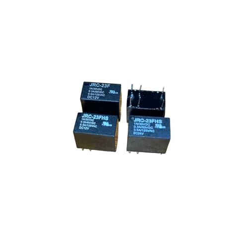 10PCS Relais JRC-23FHS DC12V 12VDC 12V 6-pin JRC-23F 1A DC5V 5V DC24V 24V JRC-23F 1A 30VDC (Size : 5VDC) von NALsa