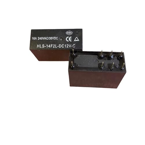 5 Stücke HLS-14F2L-DC5V-C 5VDC HLS-14F2L-DC12V-C HLS-14F2L-DC24V-C 16A 8PINS 12VDC 24VDC Leistungsrelais (Size : HLS-14F2L-DC24V-C) von NALsa
