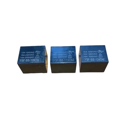 5PCS Y3F-SS-124DM Y3F-SS-112DM Y3F-SS-105DM 5VDC 12VDC 24VDC RELAIS 4PIN 10A (Size : 5VDC) von NALsa