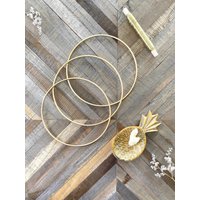 Metallring in Gold | Durchmesser 18cm Deko Diy Metallring in Gold | Durchmesser 18cm Deko Diy von NAMACRA