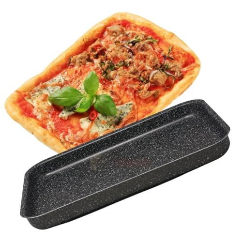 NAMAI - Rechteckige Backform 41 CM x 29 CM, Langlebiges Aluminium, Antihaftbeschichtung, Spülmaschinenfest, Ofenbleche Für Backofen, Made In Italy von NAMAI