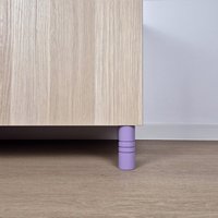 Kinderzimmer Füßchen in Lila I Kleine Gedrechselte Für Ikea Möbel Made Europe von NAMIIhardware