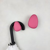 Rosa Wandhaken Drop I 2 Grössen Für Kinderzimmer, Mädchenzimmer Weitere Farben Erhältlich von NAMIIhardware