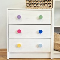 Möbelknöpfe Bunt Runde Möbelknäufe Für Kinderzimmer von NAMIIhardware