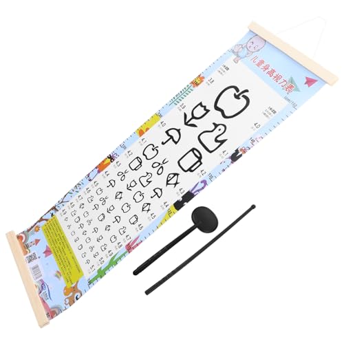 NAMOARLY Sehschärfetafel Aus Holz Und Kunststoff Für Kinder Und Erwachsene Hängende Visuelle Sehtests Für Zuhause Und Kindergarten Klar Und Einfach Zu Verwenden 68X24.5Cm NAMOARLY Sehschärfetafel Aus Holz Und Kunststoff Für Kinder Und Erwachsene Hängende Visuelle Sehtests Für Zuhause Und Kindergarten Klar Und Einfach Zu Verwenden 68X24.5Cm von NAMOARLY