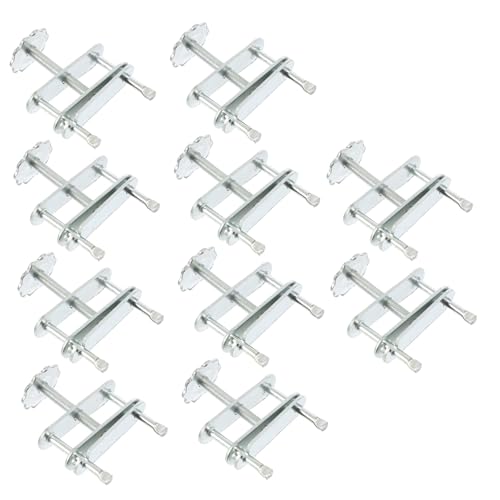 NAMOARLY 10 Stück Teiliges Drehbare Spiral steuerklemme aus Verzinktem Eisen Verschleißfest Ergonomisch Griffig Starke Klemmkraft für Labor Wasserschläuche Langlebig und Einfach Bedienbar von NAMOARLY