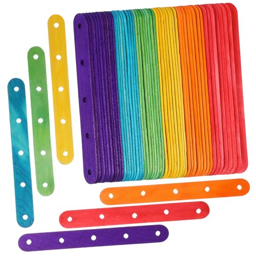 NAMOARLY 100 Stück Bunte Holz Popsicle Sticks Mit Robuste Eisstiele Für DIY Kuchen Lutscher Basteln Und Home Decor NAMOARLY 100 Stück Bunte Holz Popsicle Sticks Mit Robuste Eisstiele Für DIY Kuchen Lutscher Basteln Und Home Decor von NAMOARLY