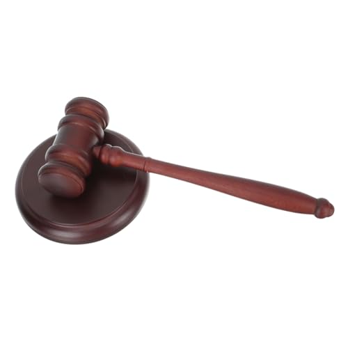 NAMOARLY 1Satz Richterhammer aus Holz Handgefertigter Auktionshammer mit Resonanzblock für Gericht Rollenspiele und Meetings Langlebig Tragbar NAMOARLY 1Satz Richterhammer aus Holz Handgefertigter Auktionshammer mit Resonanzblock für Gericht Rollenspiele und Meetings Langlebig Tragbar von NAMOARLY