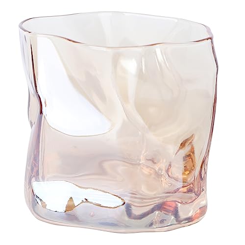 NAMOARLY 1Stk Whiskyglas Rum Gläser empfindlich Glasbecher Wassergläser Weingläser Vintage-Dekor kreative unregelmäßige glasschale transparente Tasse schmücken Bierkrug Weinglas von NAMOARLY