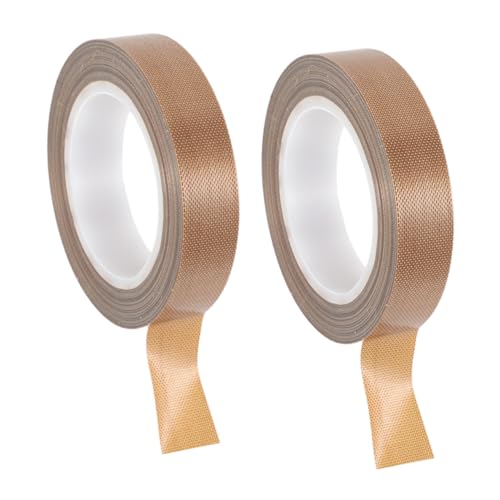 NAMOARLY 2 Rollen Hitzebeständiges Ptfe Klebeband Isolierband für Vakuumiergeräte Schutz und Dichtungsband Langlebig und Reißfest für Hochtemperaturanwendungen NAMOARLY 2 Rollen Hitzebeständiges Ptfe Klebeband Isolierband für Vakuumiergeräte Schutz und Dichtungsband Langlebig und Reißfest für Hochtemperaturanwendungen von NAMOARLY