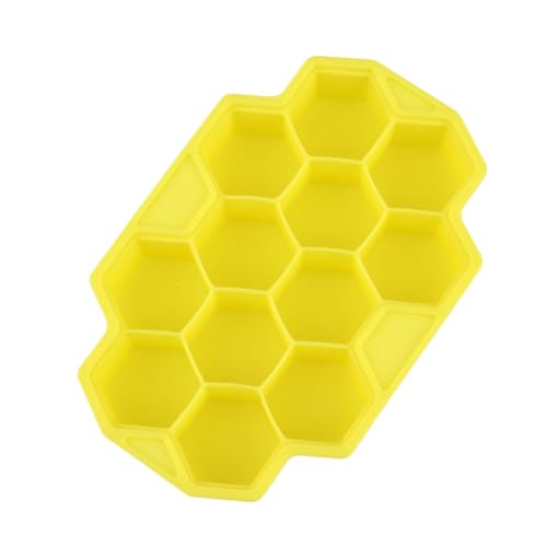 NAMOARLY 2stücke Silikon Eiswürfelform Im Honigwaben-design Wiederverwendbare Eiswürfelmold Für Kühlschrank Für Diy Eis Pudding Und Jelly Gelb NAMOARLY 2stücke Silikon Eiswürfelform Im Honigwaben-design Wiederverwendbare Eiswürfelmold Für Kühlschrank Für Diy Eis Pudding Und Jelly Gelb von NAMOARLY